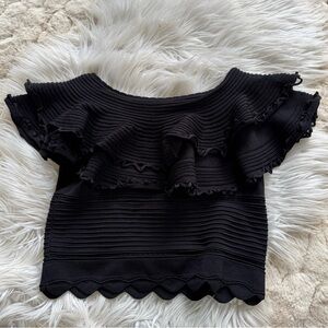 Anthropologie Mare Mare Structured Off shoulder top